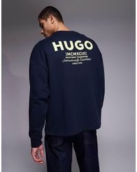 HUGO - Top Met Lange Mouwen - Lyst