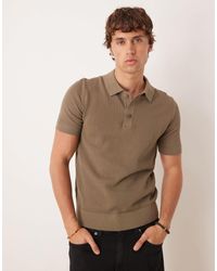 Mango - Polo à manches courtes en maille - Lyst