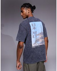 ASOS - Heavyweight Relaxed T-shirt With Scenic Graphic - Lyst