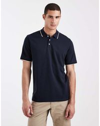 Jack & Jones - Premium Tipped Collar Polo - Lyst