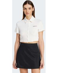 adidas Originals - – gestreiftes frottee-t-shirt - Lyst