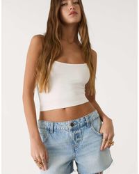 Stradivarius - Strappy Polyamide Top - Lyst
