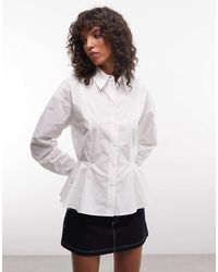 ASOS - Peplum Detail Shirt - Lyst