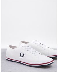 Fred Perry Drury Twill Navyoyster in Blue for Men - Lyst