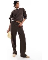 Pieces - Wide Leg jogger Co-ord - Lyst