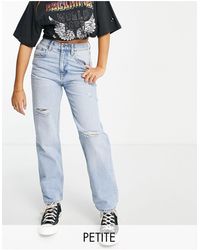 Elastic Waist Jeans Petite for Women 