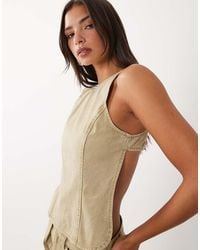 Lioness - Harmony Open Back Panel Top Co-ord - Lyst