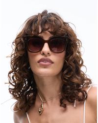 Jimmy Fairly - – the maya – sonnenbrille mit großem, eckigem gestell - Lyst