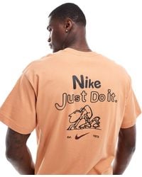 Nike - Club Graphic Back Print T-shirt - Lyst