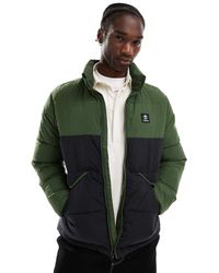 Timberland - Piumino Bicolore Con Logo Piccolo - Lyst