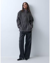 ASOS - Giacca Harrington Formale Con Zip Frontale E Vita Stretta - Lyst