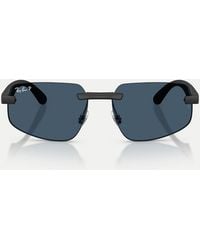 Ray-Ban - Rb4475 Polarized Ultra Lenses Irregular Polarised Sunglasses With Lens - Lyst
