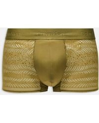 Calvin Klein - Sculpt Lace Low Rise Trunk - Lyst