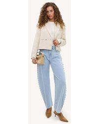 Loavies - Chasing Cider Skies Balloon Jeans With Studs - Lyst