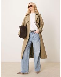 Abercrombie & Fitch - – longline-trenchcoat - Lyst