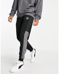 puma black joggers
