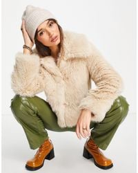 Women's TOPSHOP Fur coats from $141 | Lyst