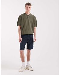 Wrangler - Cowboy Straight Fit Denim Shorts - Lyst
