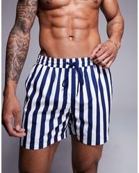 South Beach - Contrast Stripe Swim Short - Lyst