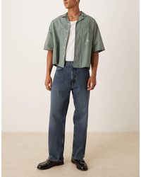 ARKET - Mist Low Rise Baggy Wide Leg Jeans - Lyst