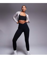 4505 - Tall Icon Wrap Waist Yoga legging - Lyst