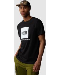 The North Face - M s/s - t-shirt à manches raglan avec logo encadré - Lyst