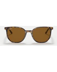 Ray-Ban - Elliot Square Polarised Sunglasses With Lens - Lyst