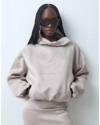 ASOS - Satin Funnel Neck Jacket - Lyst