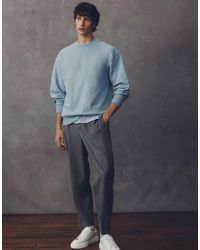 ASOS COLLECTIVE - Smart Relaxed Tapered Fit Wool Blend Pants - Lyst
