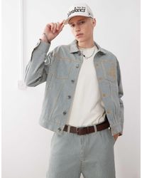 KTZ - Veste d'ensemble en jean à fines rayures - Lyst