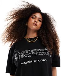 Renee Studio - Renée studio plus – exklusives t-shirt - Lyst