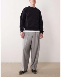 ASOS - Smart Pleated Extreme Tapered Trousers - Lyst