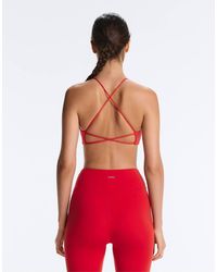 Oysho - Light-Support Comfortlux Cross-Back Sports Bra - Lyst