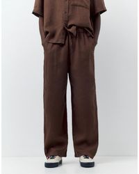 Pull&Bear - Pantalon en 100 % lin - Lyst