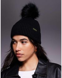 Barbour - Mallory Pom Beanie Hat - Lyst