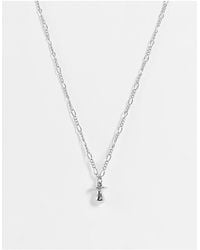 ASOS Necklace With Dummy Pendant - Metallic