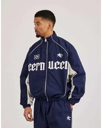 CERNUCCI - Oversized Nylon Panelled Track Top - Lyst