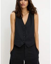 Pull&Bear - Rustic Waistcoat - Lyst