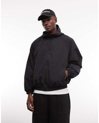 ASOS - Giacca Antipioggia Ripiegabile Nera Stormmax - Lyst