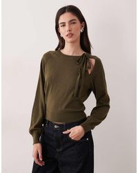 Mango - Teen Tie Detail Knitted Top - Lyst