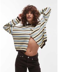 TOPSHOP - Cardigan Squadrato - Lyst