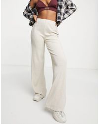 Bershka Wide-leg and palazzo pants for Women - Up to 65% off | Lyst