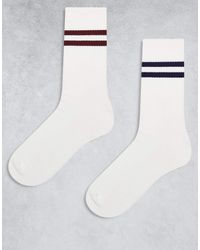 ASOS - – 2er-pack socken - Lyst