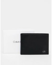 Calvin Klein – 5CC Coin – Leder-Brieftasche - Schwarz