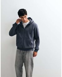 Jack & Jones - Oversized Zip Through Hoodie - Lyst