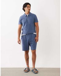 New Look - Co-Ord Textured Pull On Short - Lyst