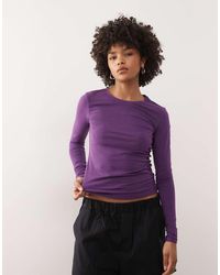 Weekday - Slim Fit Long Sleeve T-shirt - Lyst