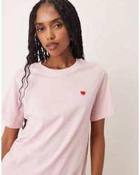Jdy - T-Shirt Con Stampa Di Cuore - Lyst