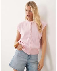 ASOS - Button Through Relaxed Tank - Lyst