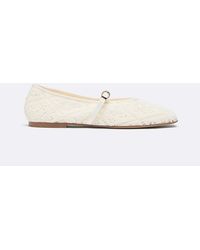 Stradivarius - Ballerine Écru All'Uncinetto Con Fibbia - Lyst
